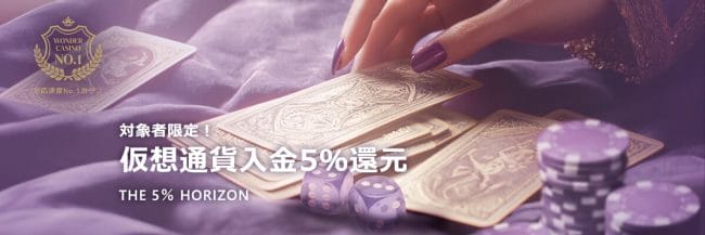 ワンダーカジノ仮想通貨キャンペーン